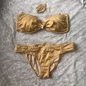 Victoria’s Secret gold bikini